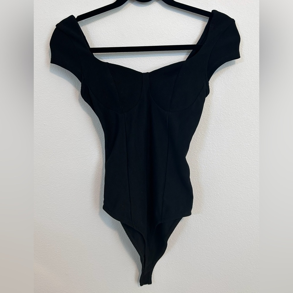 Bershka Elegant Black Bodysuit